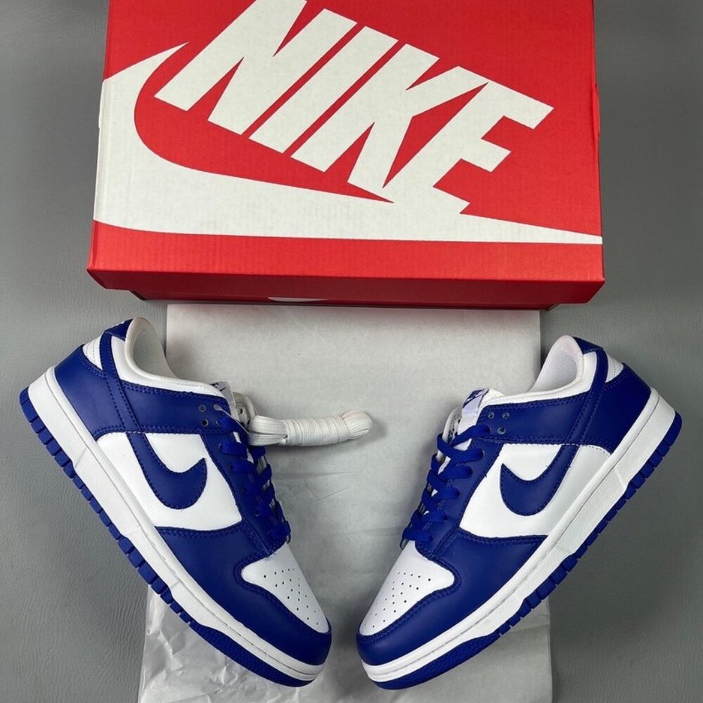 Brand New Nike Dunk Low White/Blue – US Men's Size 8.5